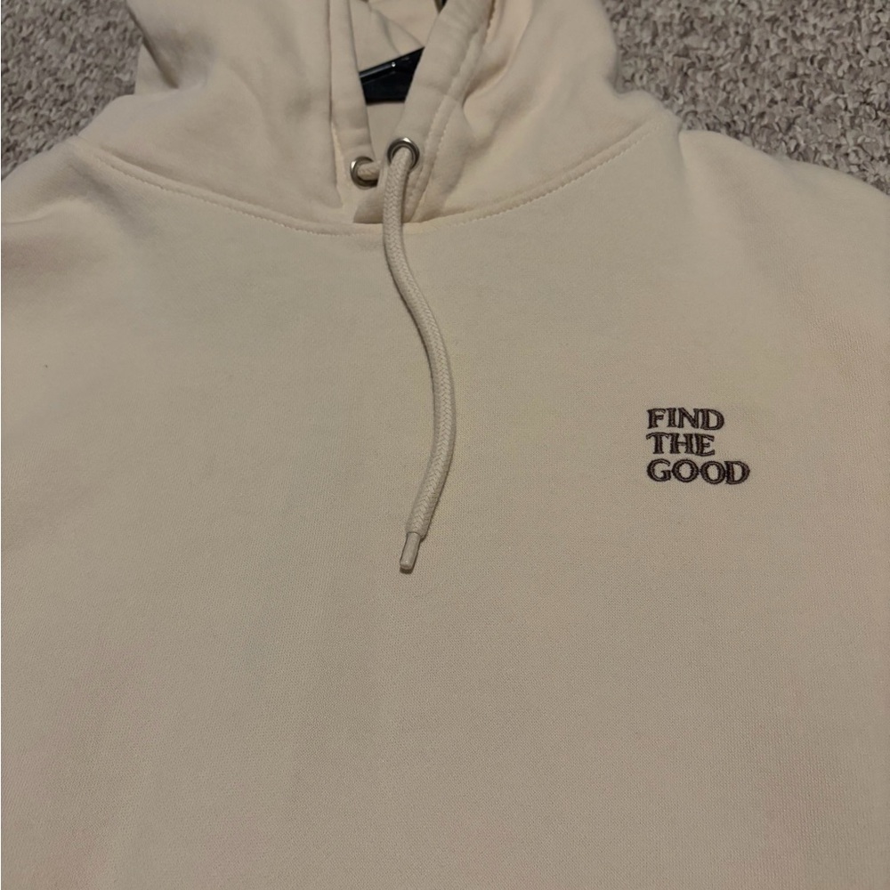 Find The Good Cream Hoodie Sweater